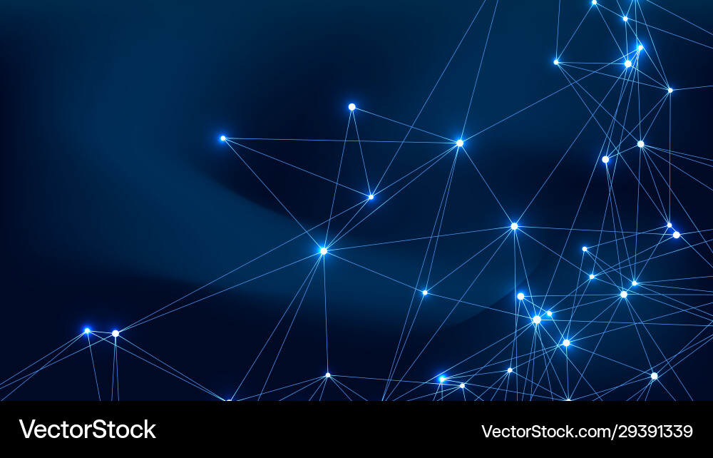 Global network connection concept big data Global network connection concept big data vector image