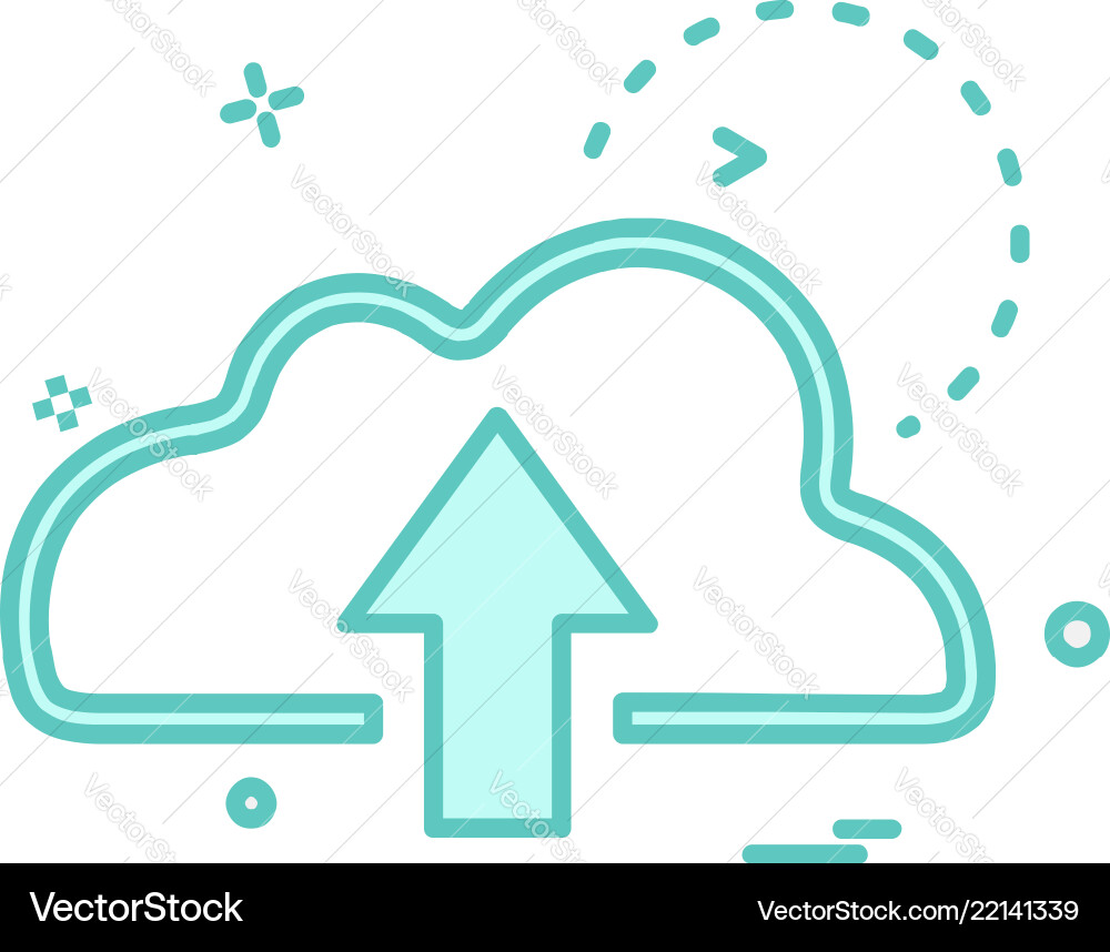 Upload icon design Upload icon design vector image