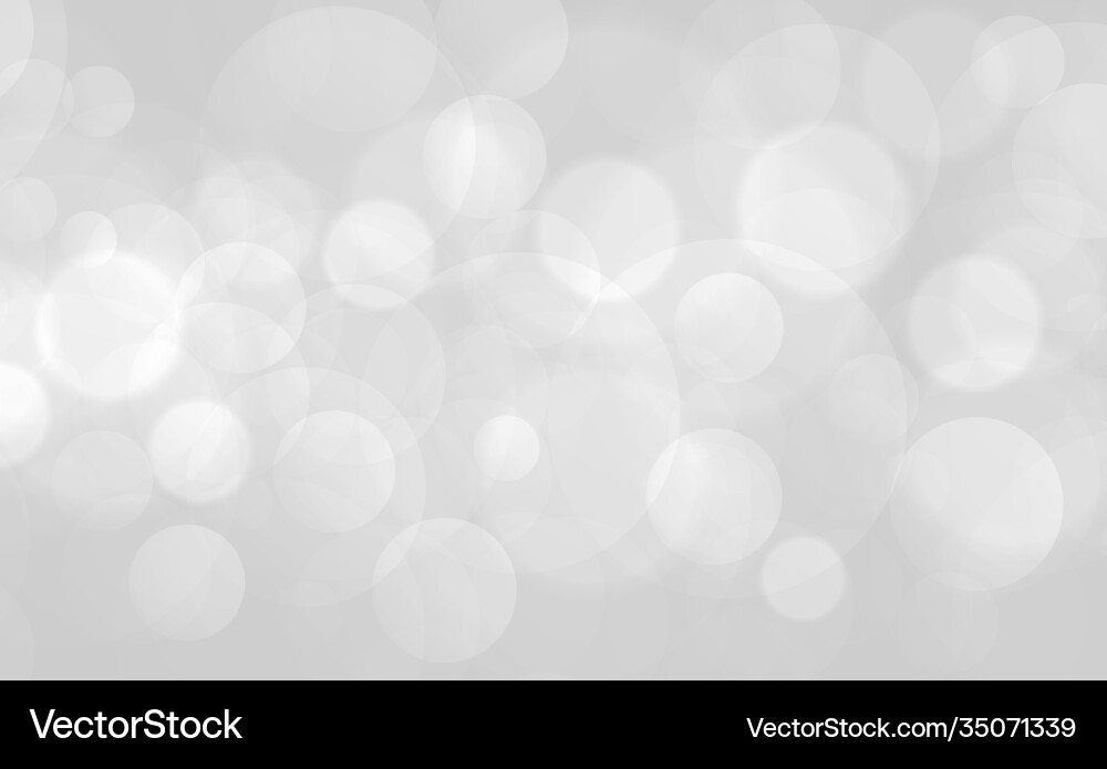 White abstract blurred background with bokeh White abstract blurred background with bokeh Vector Image