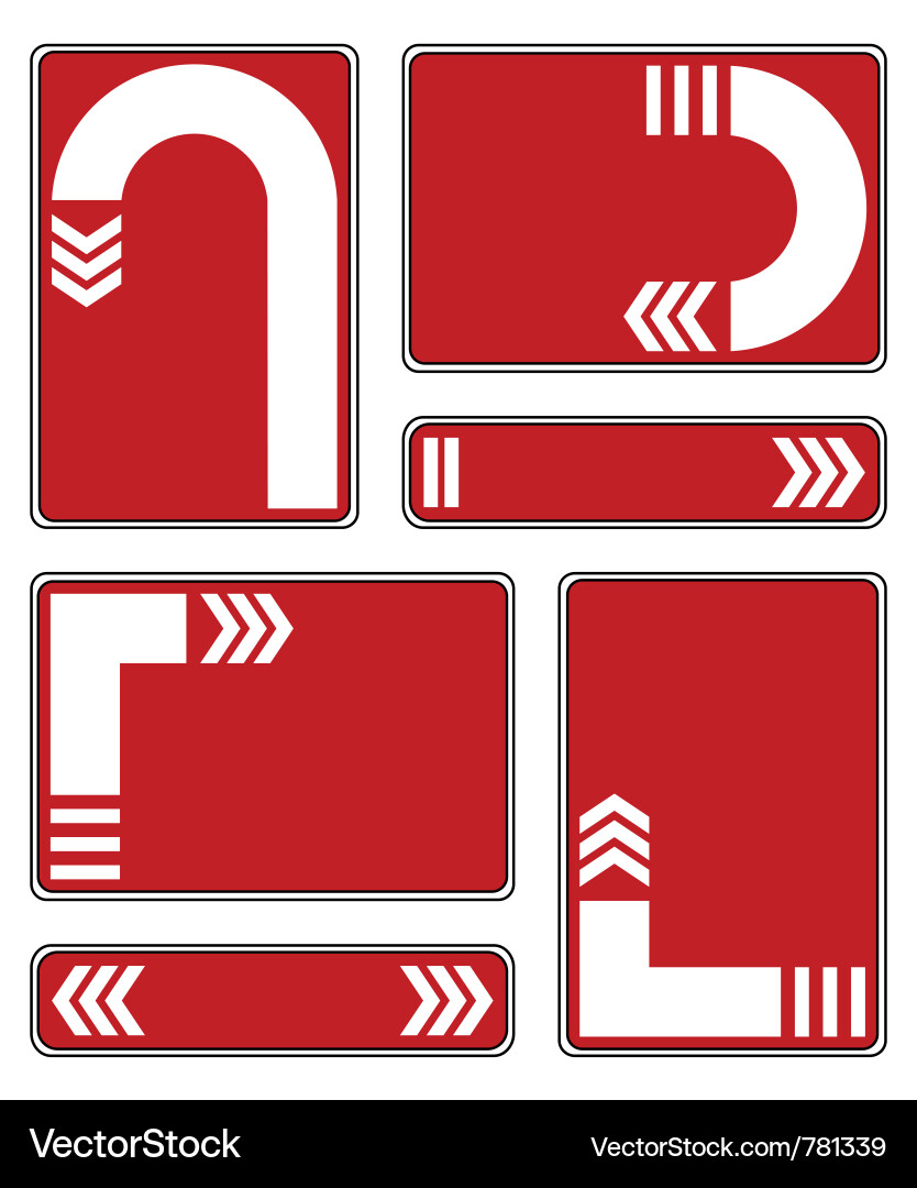 White Arrows on Red Background Vector Image