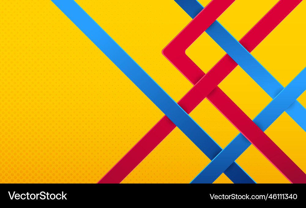 Geometric Lines Abstract Background Vector Image