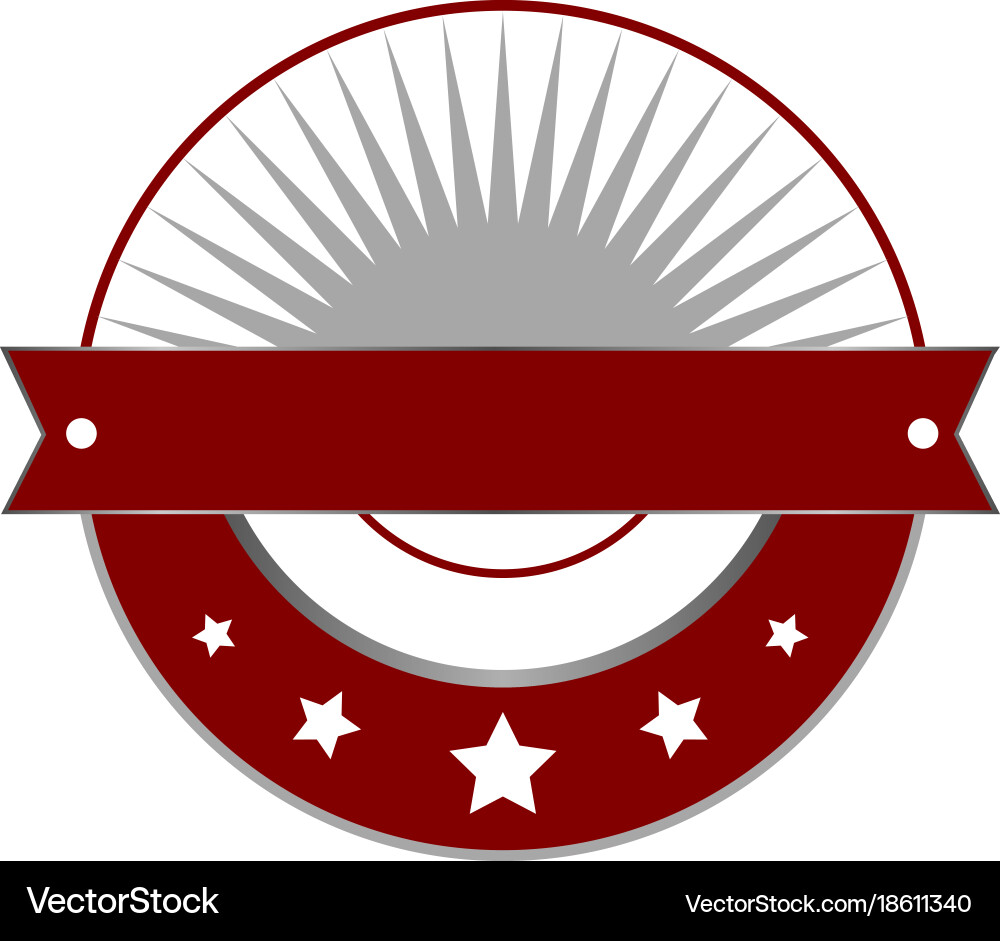 Isolated empty label Vector Image