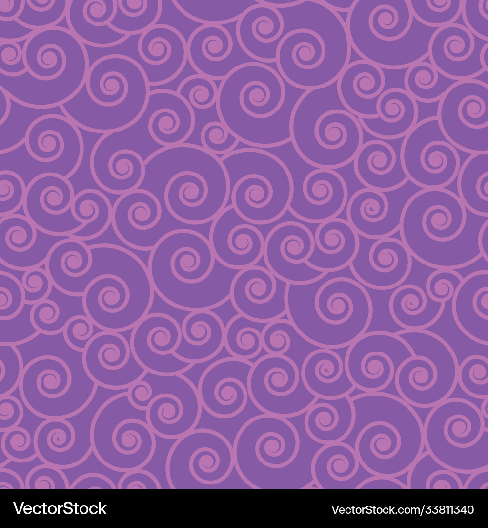 Pink wave swirl repeat pattern design Vector Image
