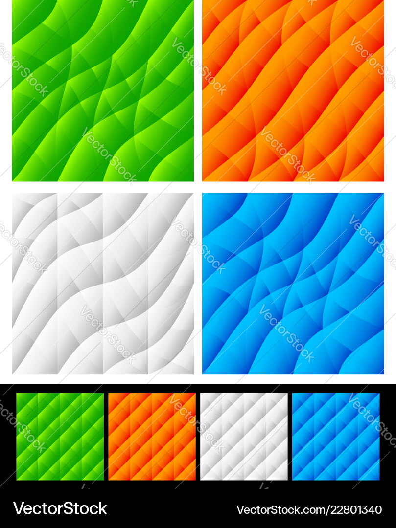 Set of colorful backgrounds with different Set of colorful backgrounds with different Vector Image