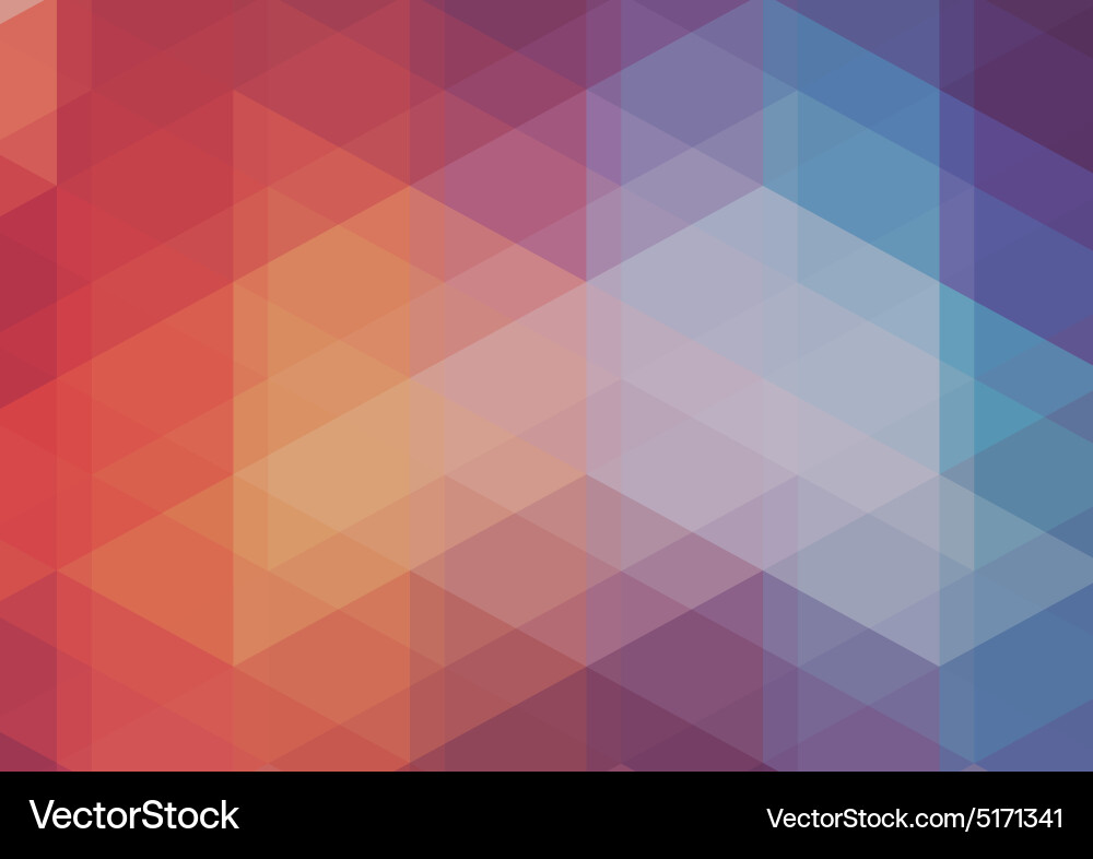 Abstract 2d mosaic triangle background vector image