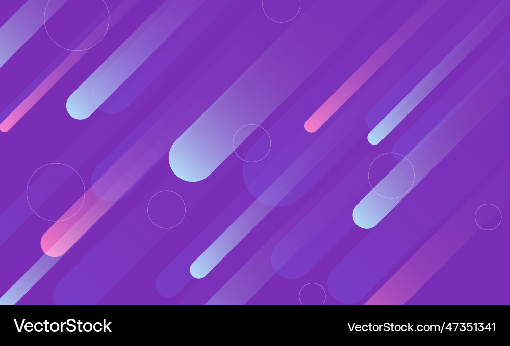 Abstract colorful with rounded shape background vector image