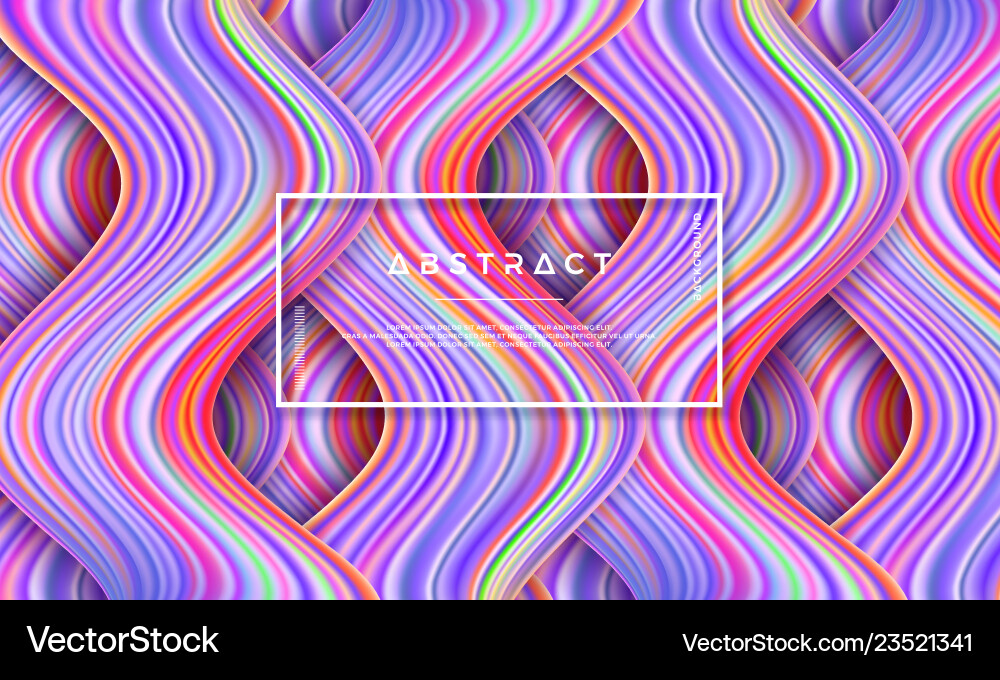 Abstract dynamic and textured colorful background vector image