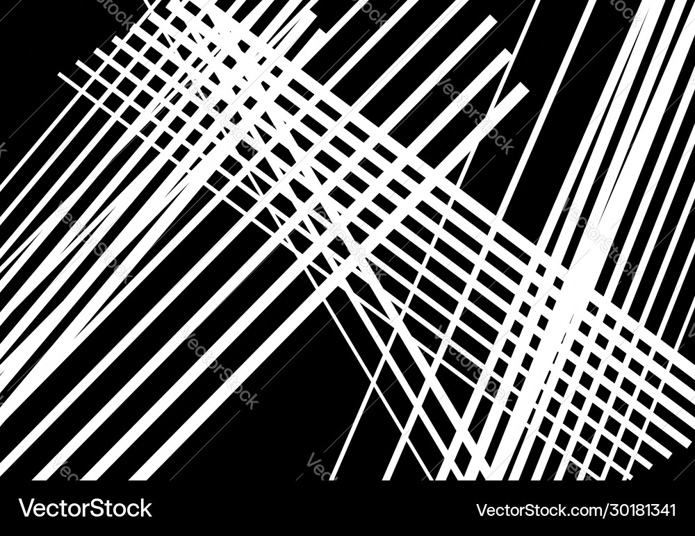 Abstract geometric art with random chaotic lines Abstract geometric art with random chaotic lines vector image