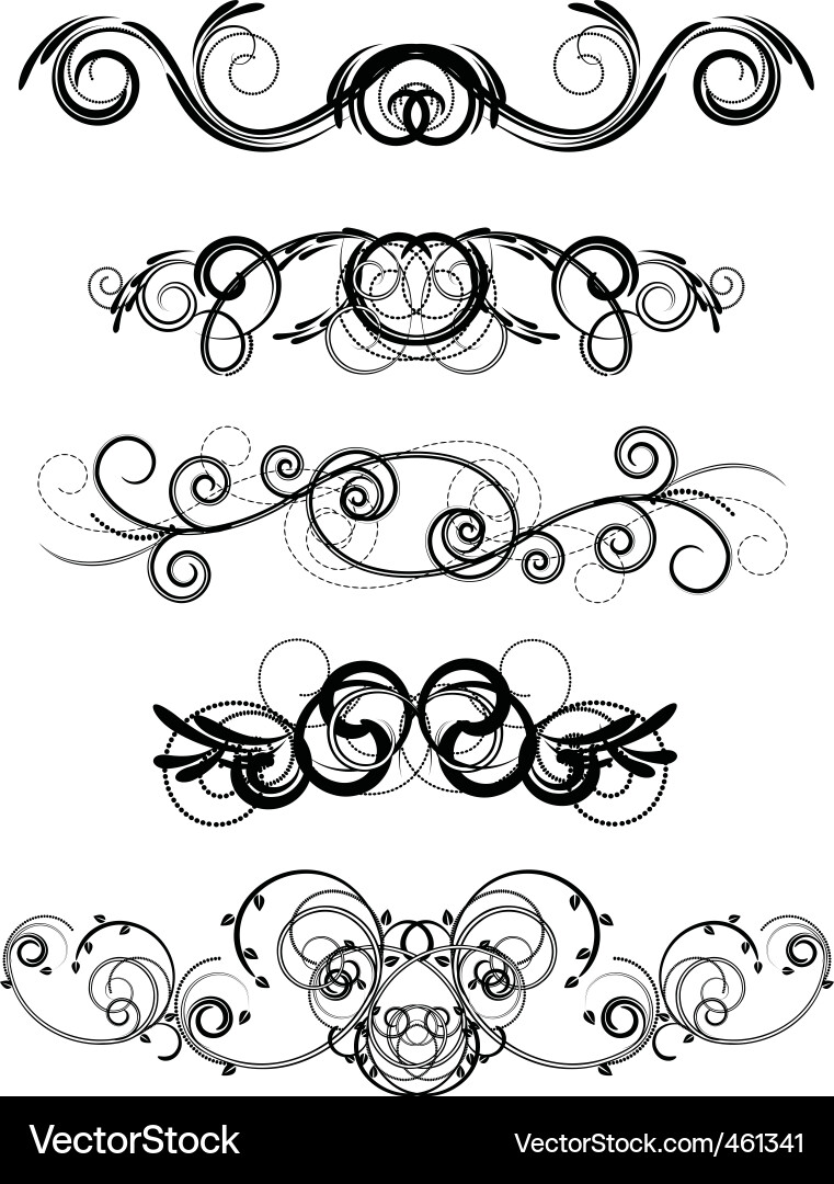 Design elements vector image