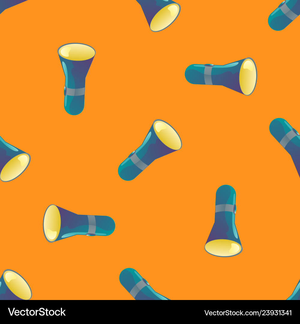 Flashlight seamless pattern Vector Image