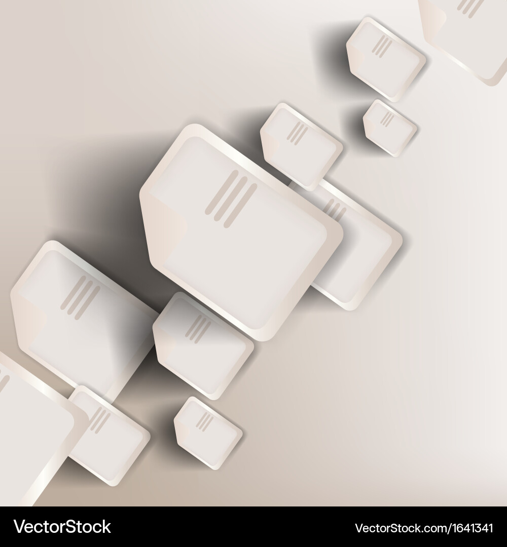 White Paper Background with Web Icon vector image
