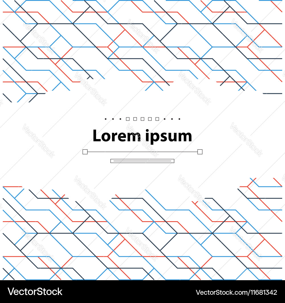 Abstract linear pattern and cover backdrop vector image