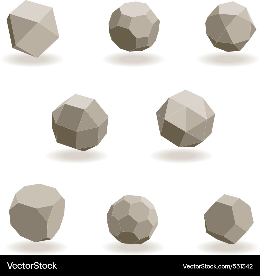 Cube elements Vector Image