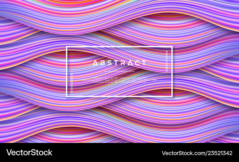 Dynamic Colorful Flow Abstract Background vector image