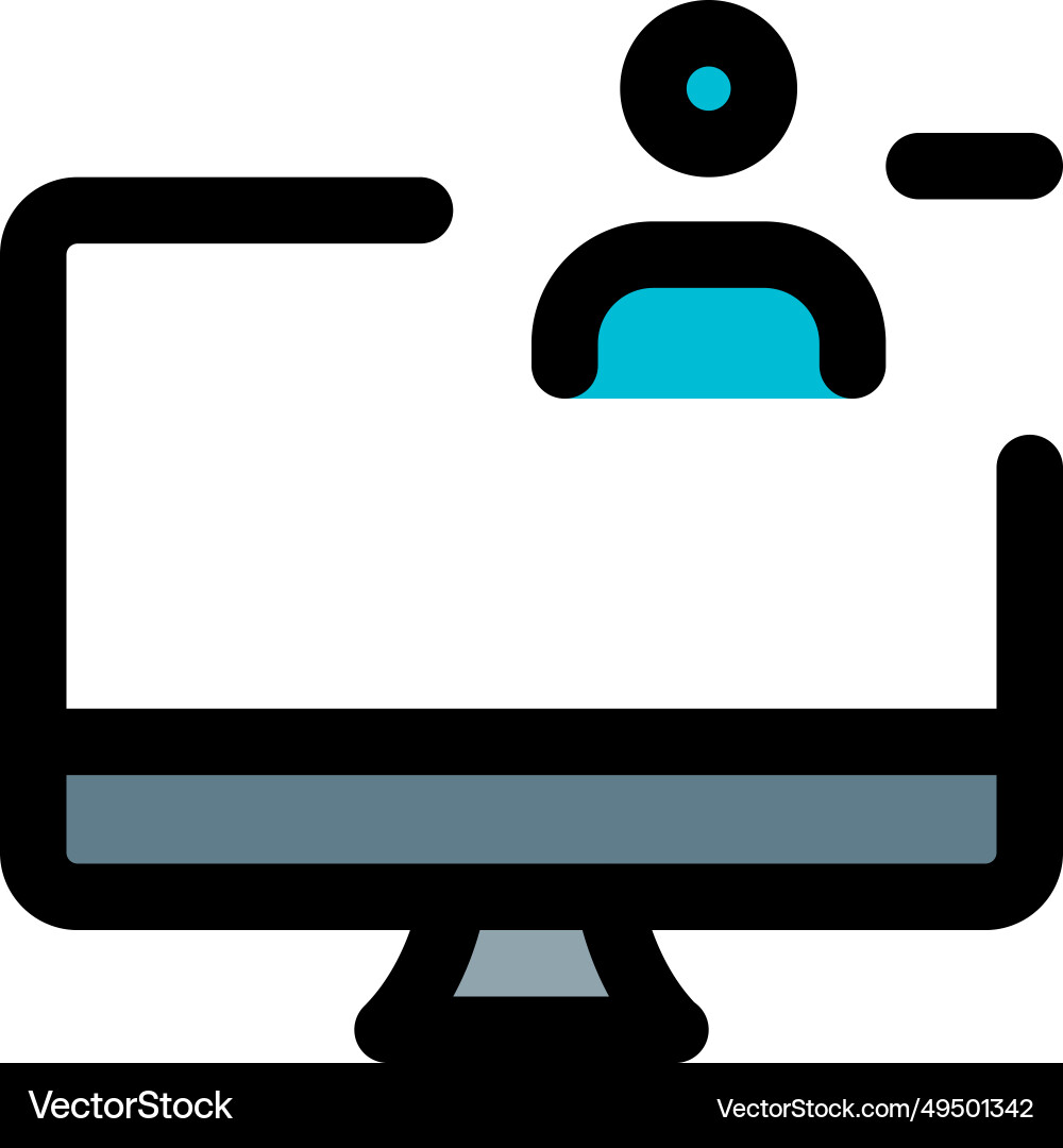 Erasing a user account from the desktop Vector Image