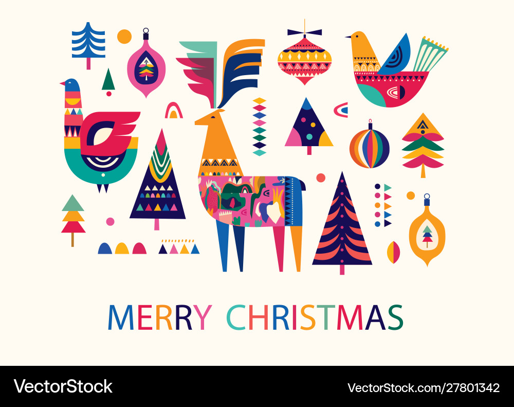 Merry christmas Merry christmas vector image