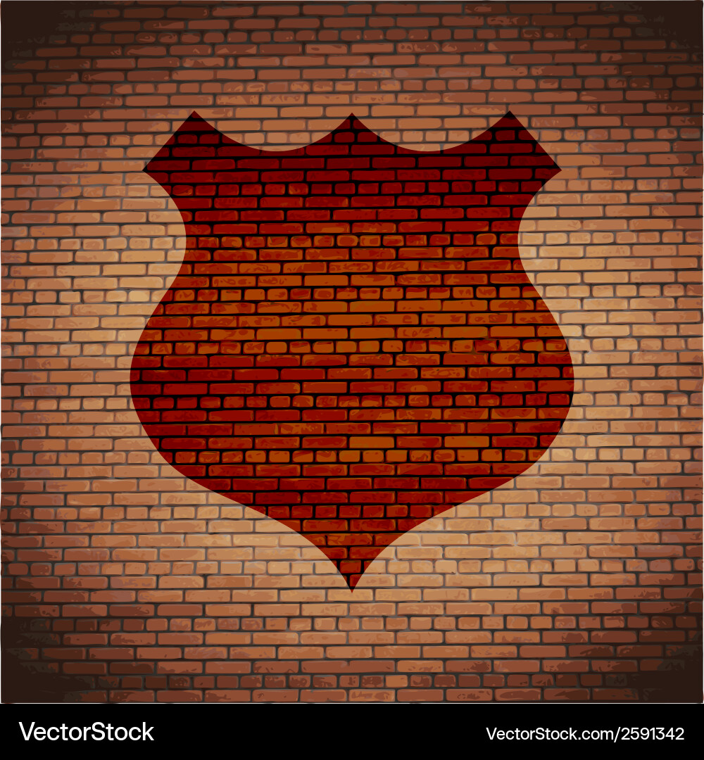 Shield flat modern web button and space for your Vector Image