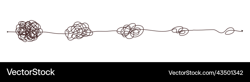 Simple line and complex easy way scribble doodle Simple line and complex easy way scribble doodle vector image