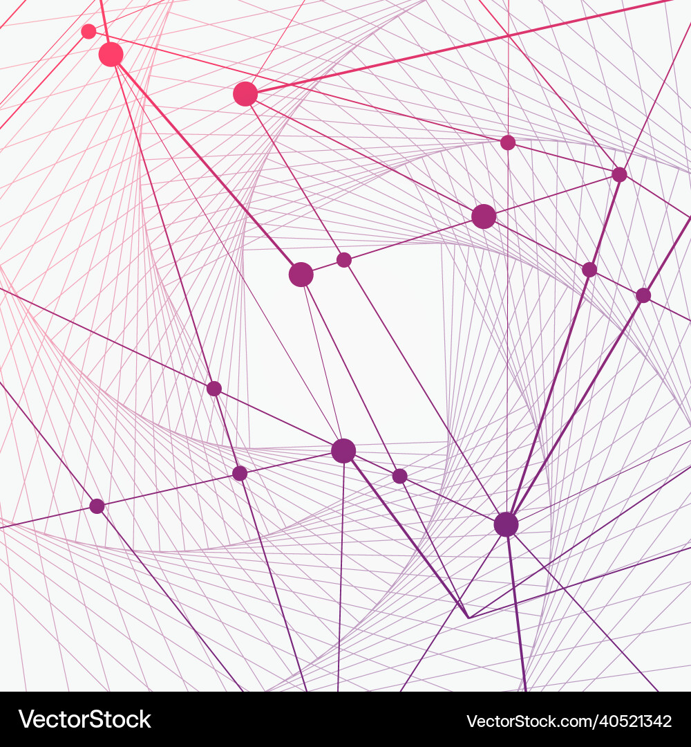 Tech Connection Network vector image