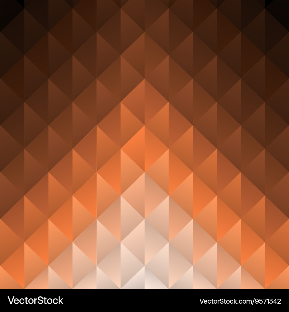 Triangular Brown Pattern Background vector image