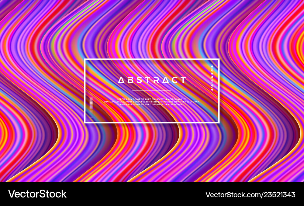 Abstract dynamic and textured colorful background vector image
