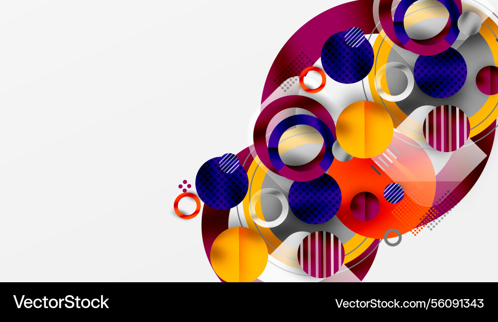 Abstract geometric background with overlapping Abstract geometric background with overlapping vector image