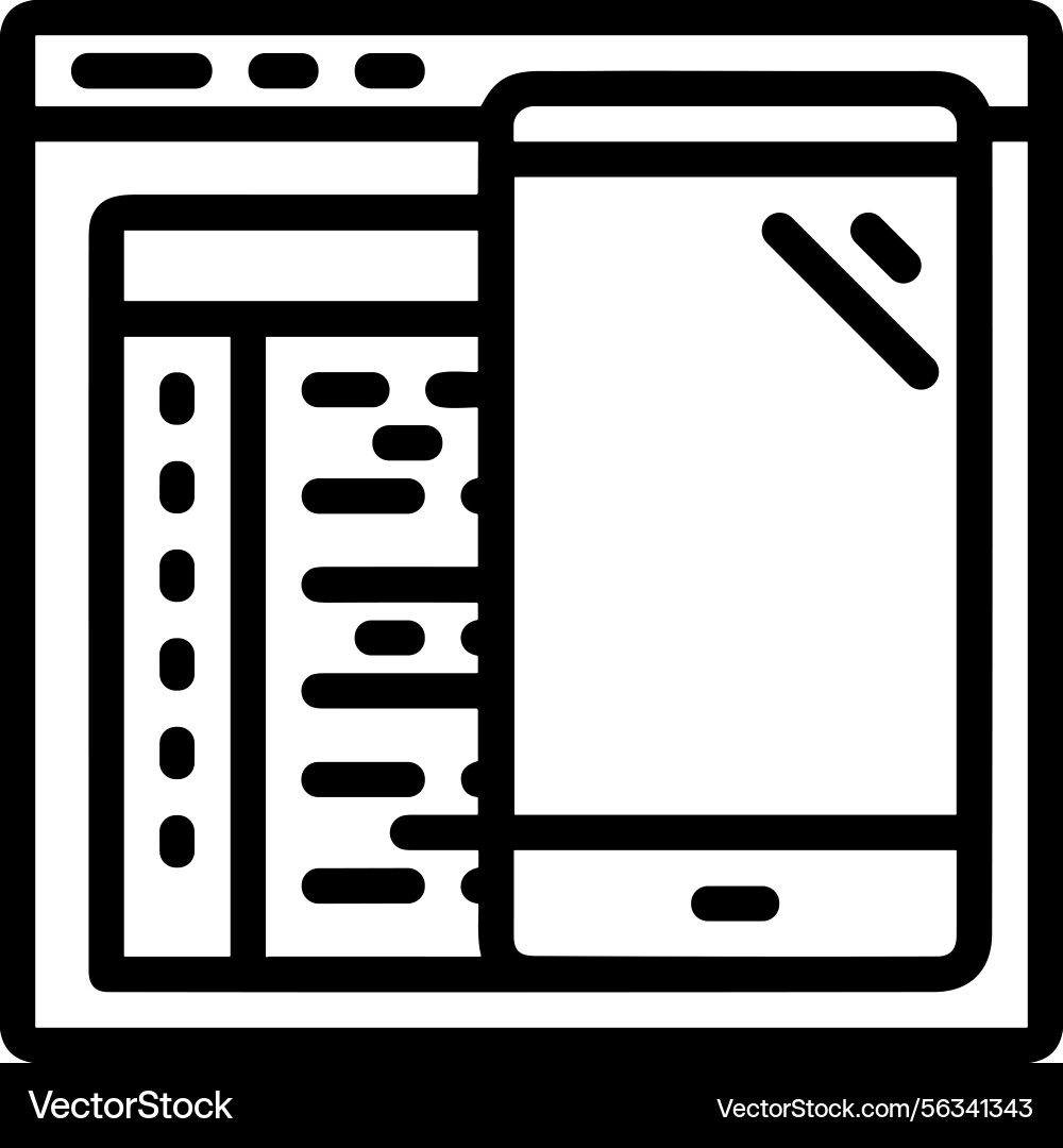 Computer icon symbol image Vector Image