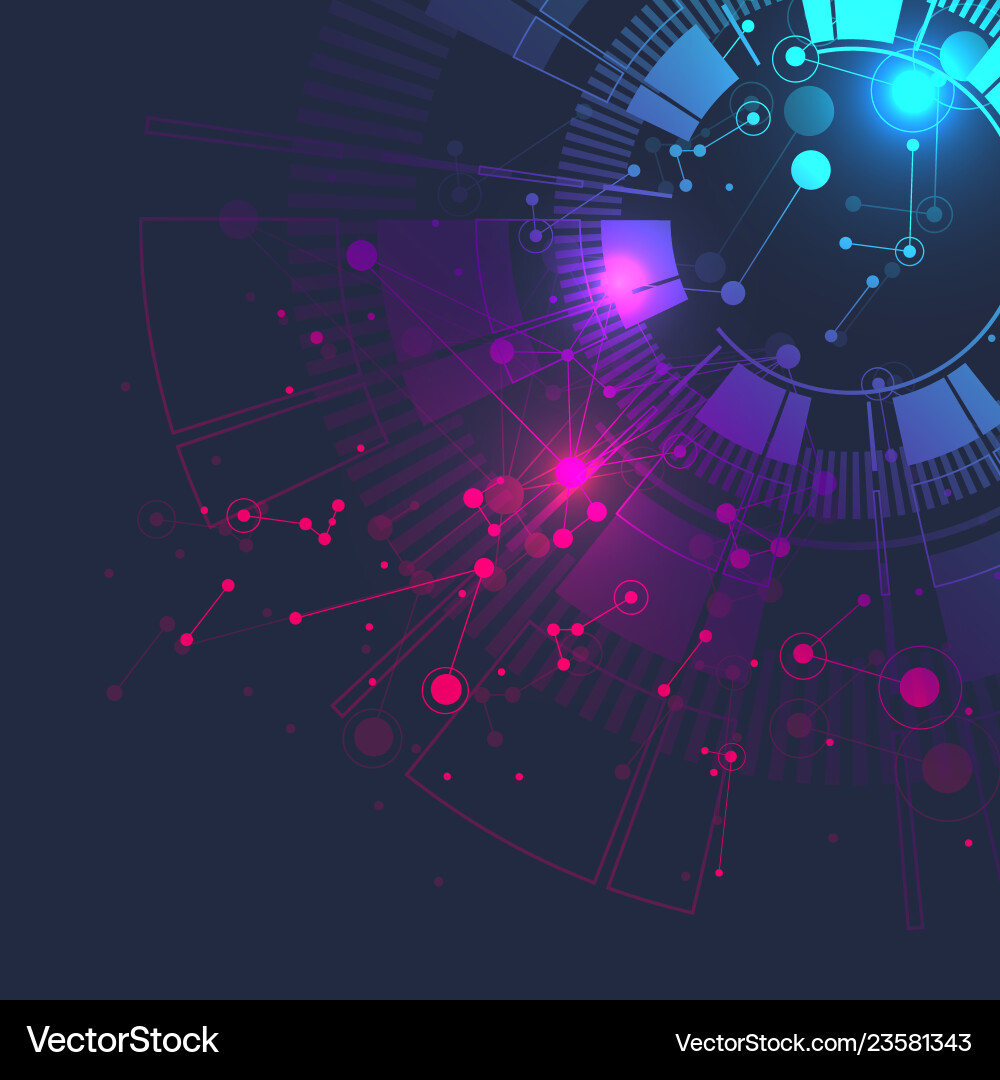 Data Network Abstract vector image