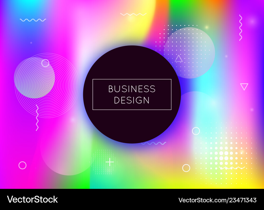 Dynamic shape background with liquid fluid Vector Image