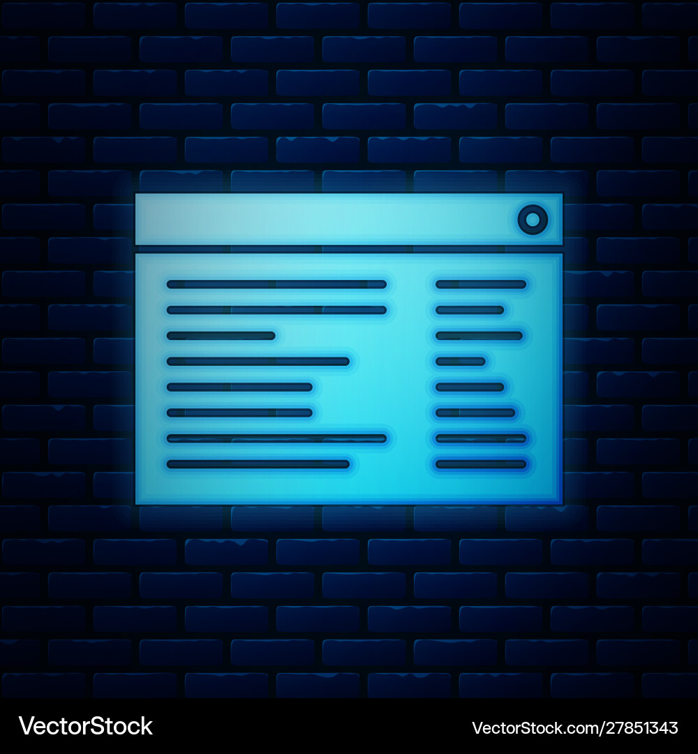 Glowing Neon Software Web-Entwickler Programmierung Glowing Neon Software Web-Entwickler Programmierung vektorbild