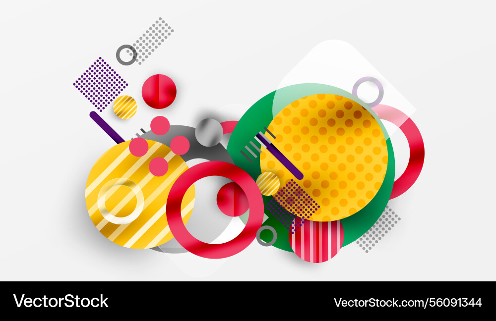 Abstract geometric background with overlapping Abstract geometric background with overlapping Vector Image