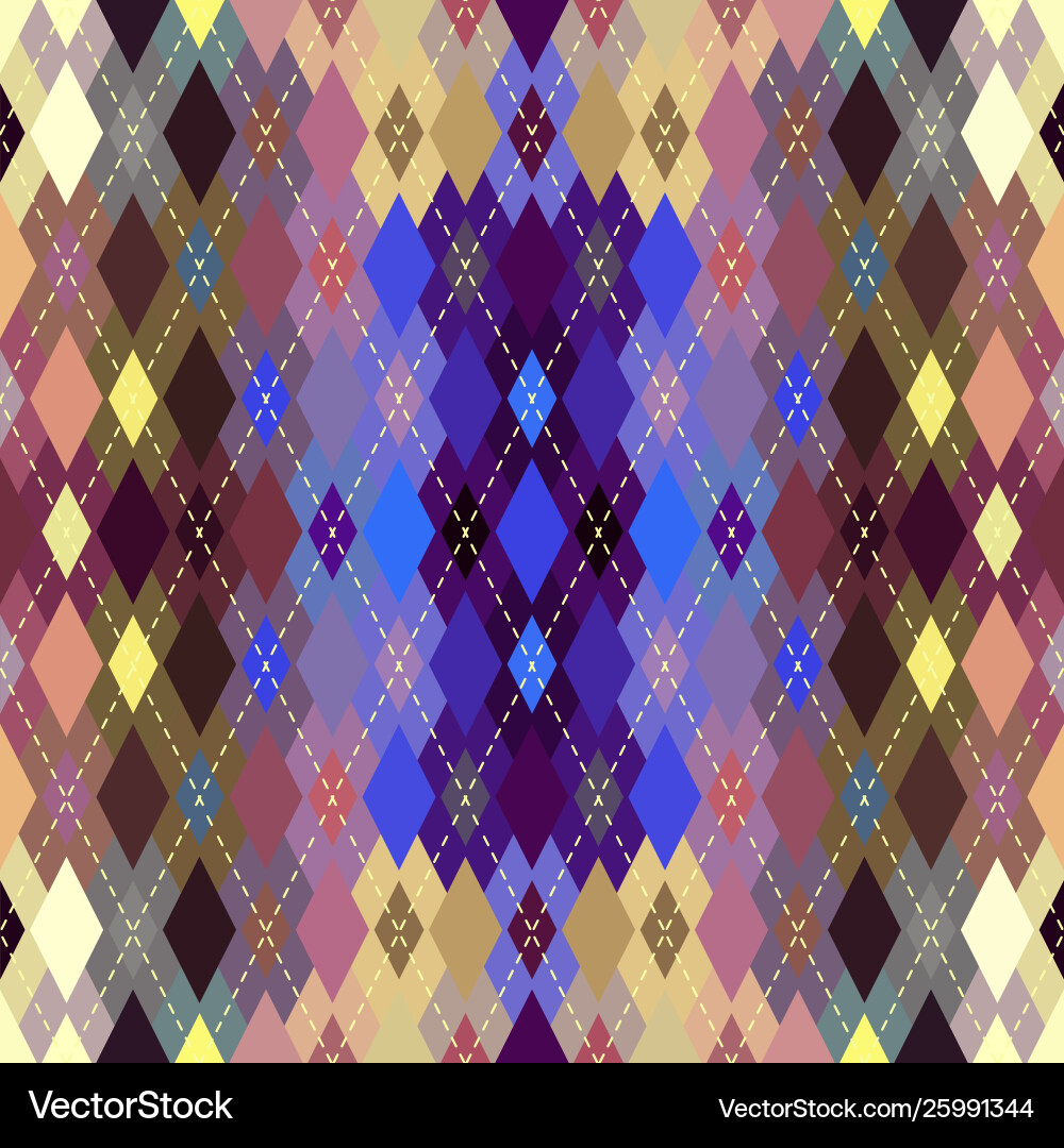 Argyle seamless pattern background Vector Image