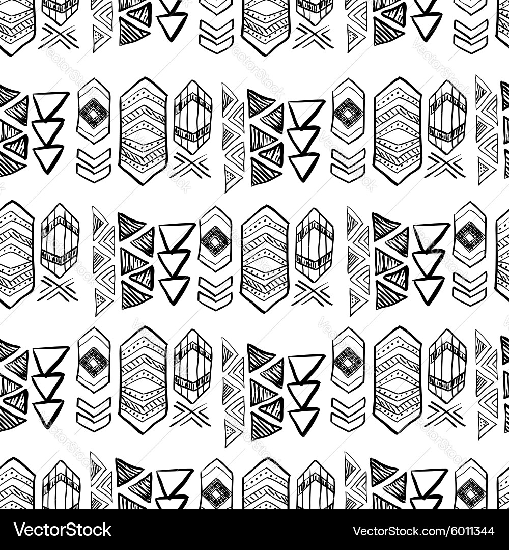 Aztec Native Pattern vector image