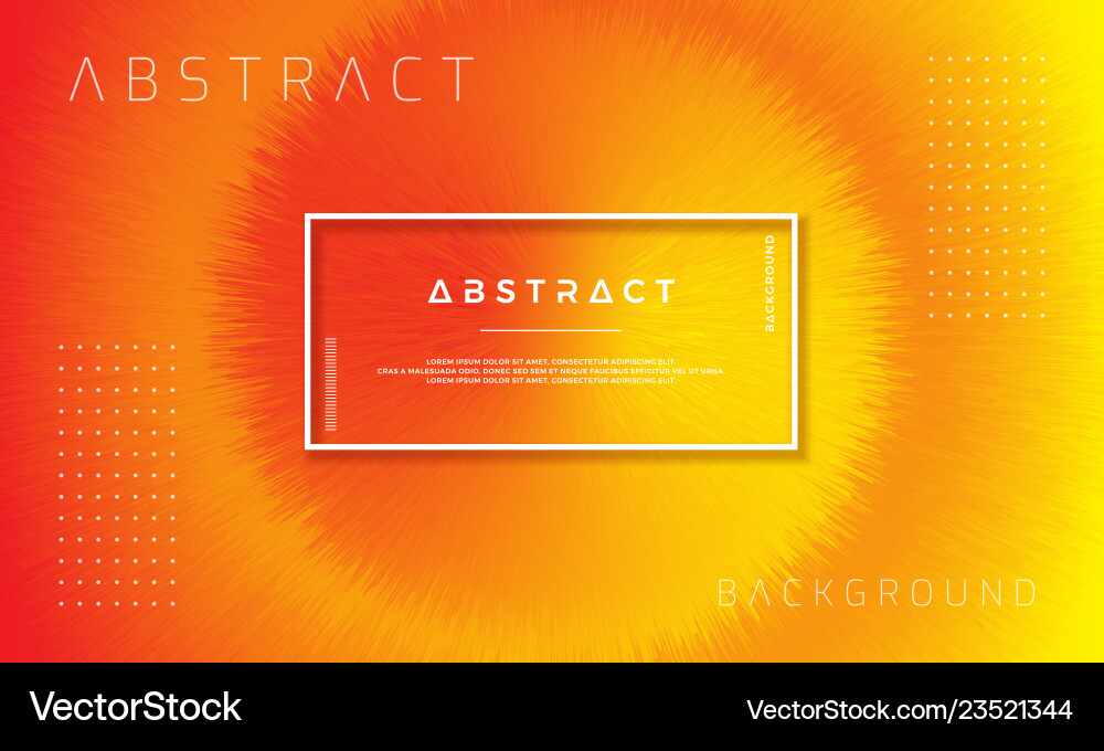 Dynamic Orange Abstract Background vector image