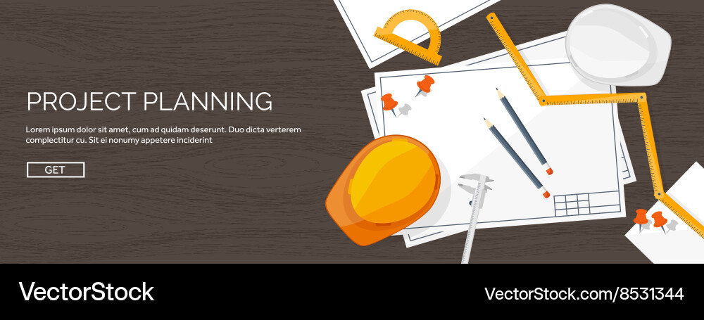 Engineering and architecture vector image