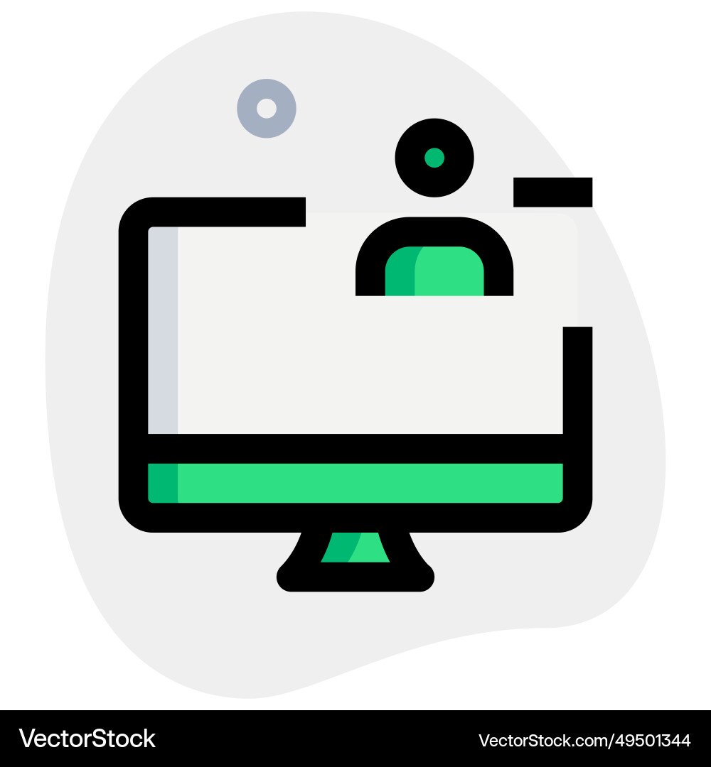 Erasing a user account from the desktop Vector Image