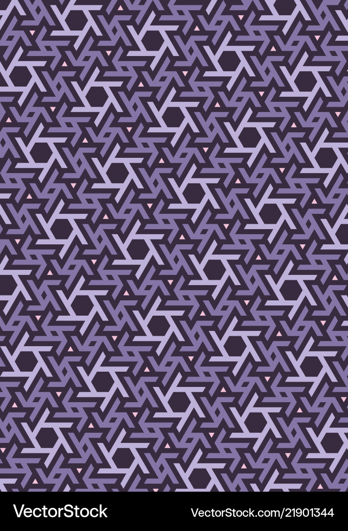 Geometric pattern hexagonal grid vector image