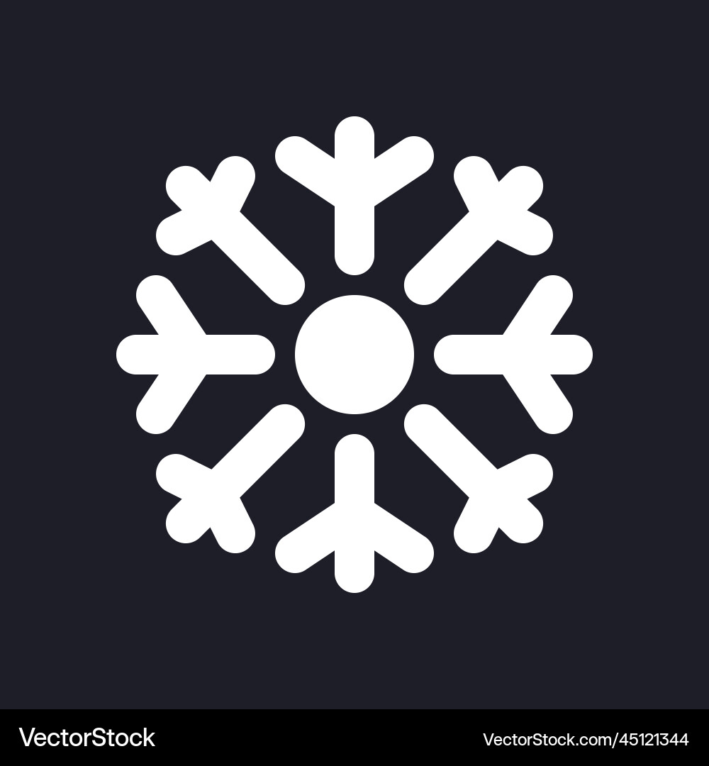 Klimaanlage dunkel Modus glyph ui icon Klimaanlage dunkel Modus glyph ui icon vektorbild