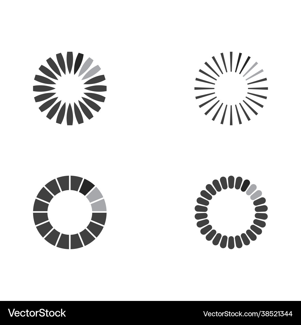 Loading icon design Loading icon design vector image