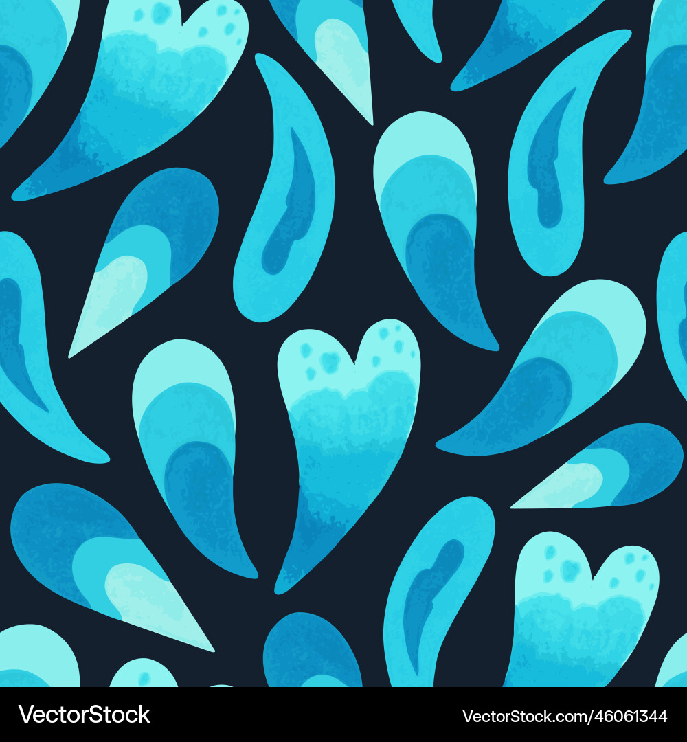 Seamless pattern with abstract modern shapes Vector Image