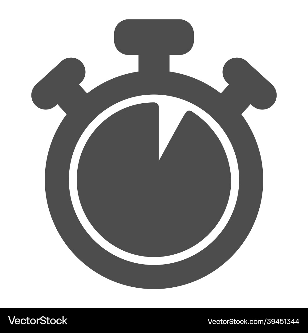 Stopwatch with buttons 5 seconds timer Stopwatch with buttons 5 seconds timer vector image