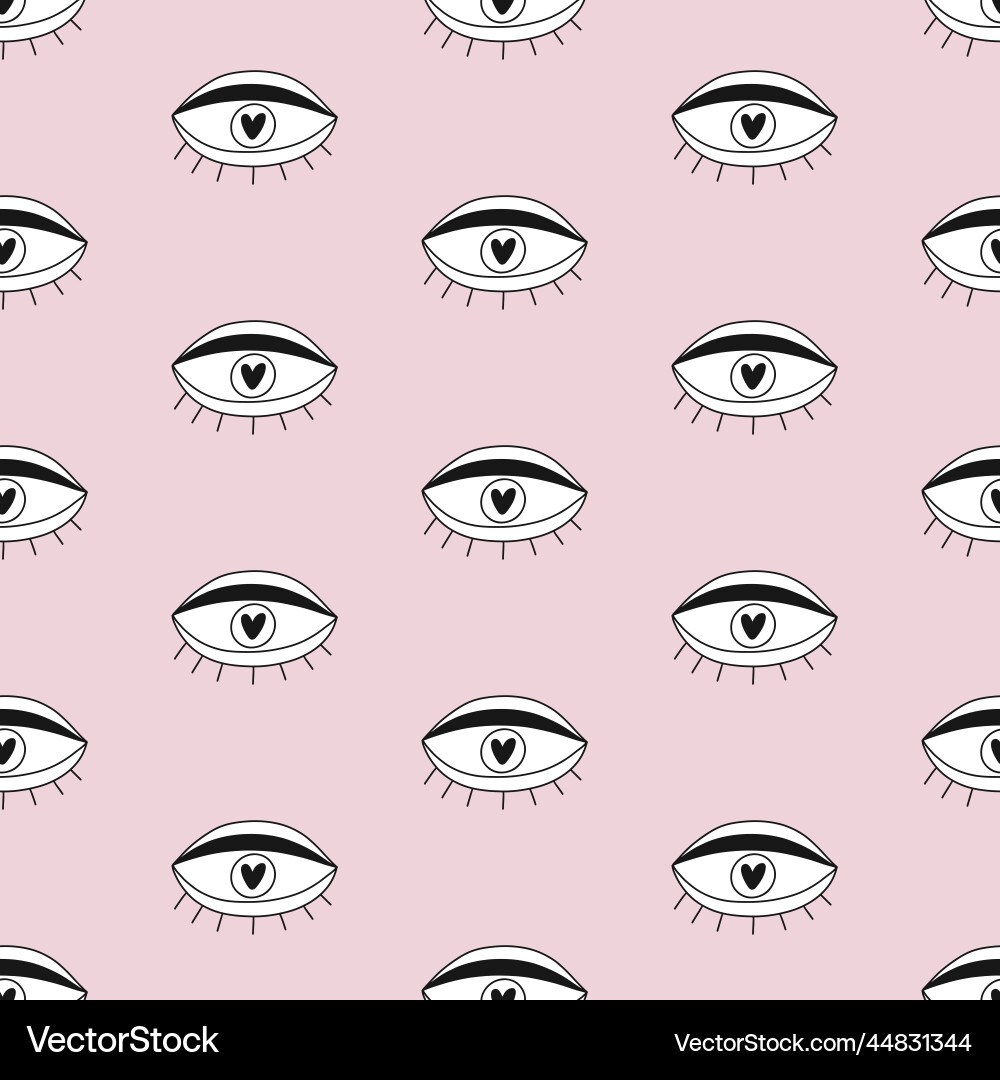 Wink Eye Pattern vector image