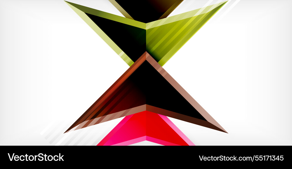 Abstract background color triangles and arrows Abstract background color triangles and arrows vector image