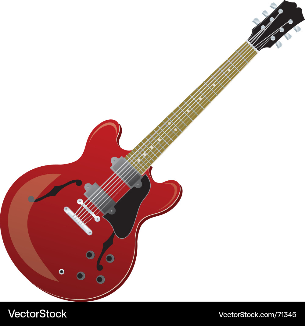 Electric guitar Vector Image