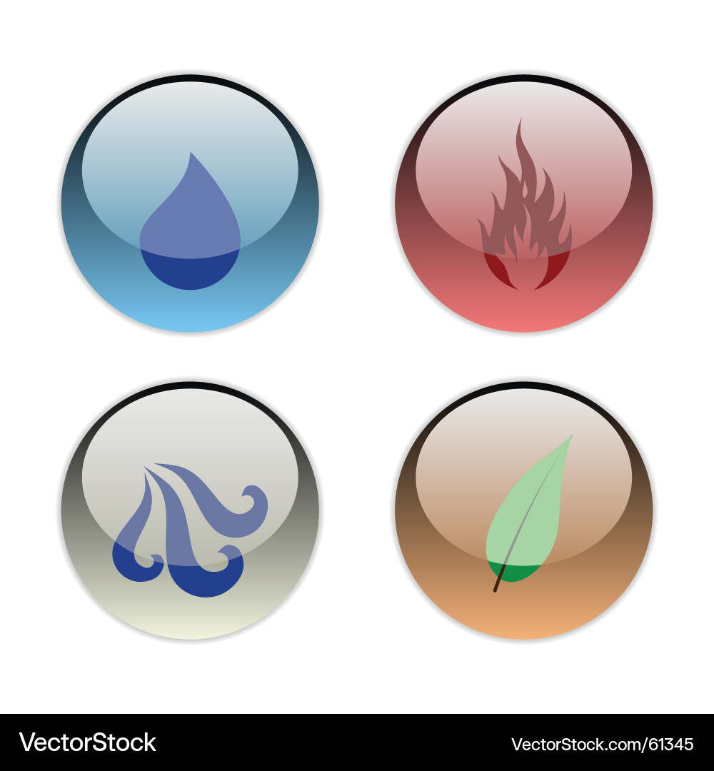 Four elements Royalty Free Vector Image - VectorStock