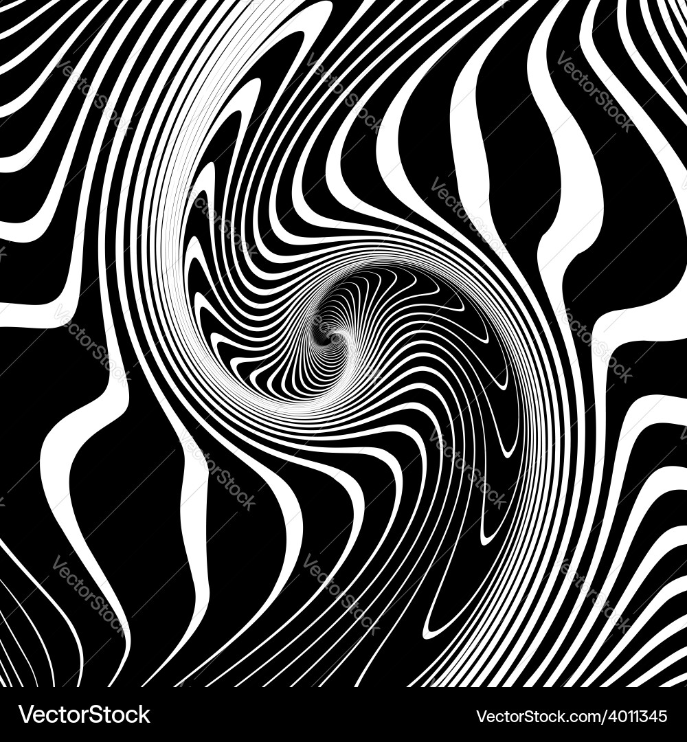 Rotating Vortex Pattern vector image