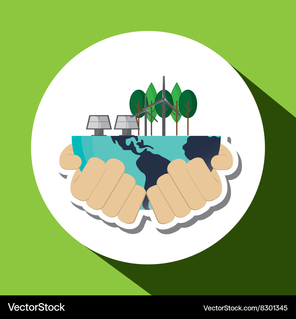 Save world design Vector Image