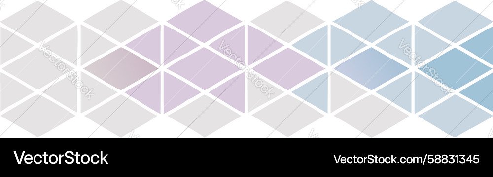 Soft pastel hexagonal grid pattern in abstract Vector Image