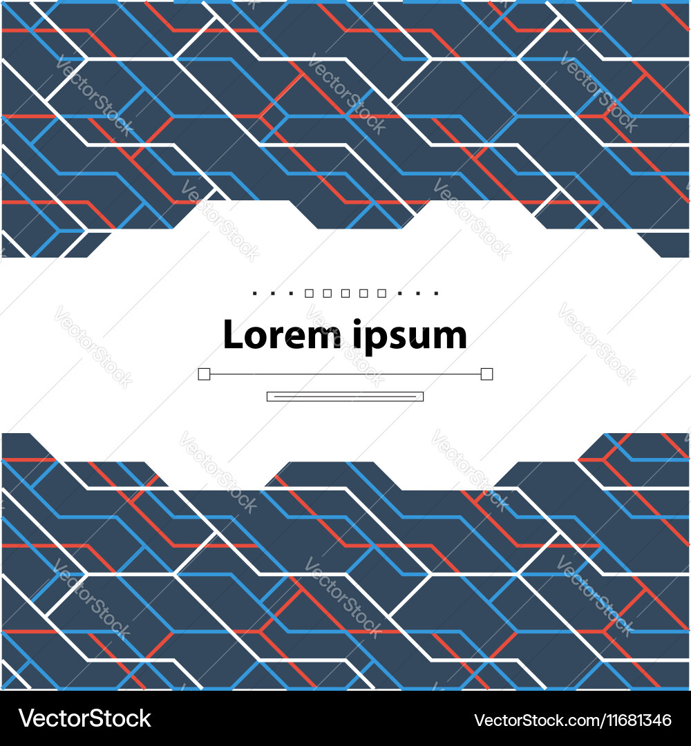Abstract linear pattern and cover backdrop Vector Image