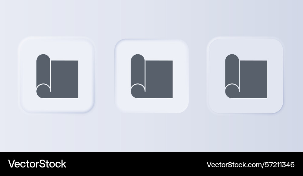 Grey graphing paper for engineering icon isolated Grey graphing paper for engineering icon isolated vector image